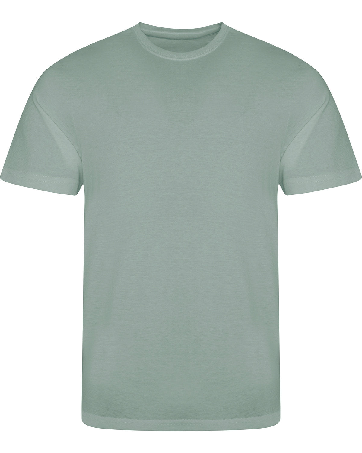 Dusty
green t-shirt on a white background