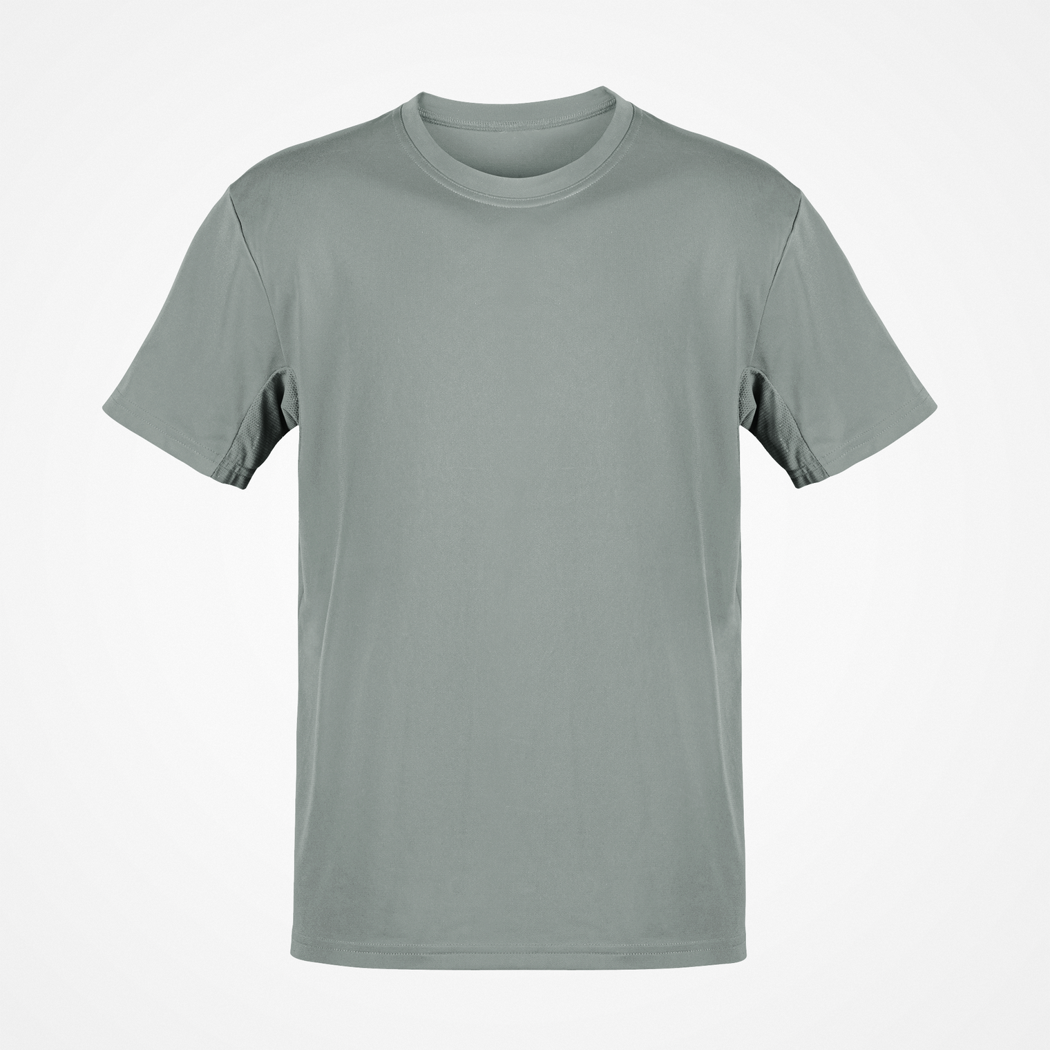 Moondust gray t-shirt on a light gray background