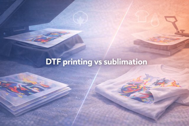 DTF printing vs sublimation