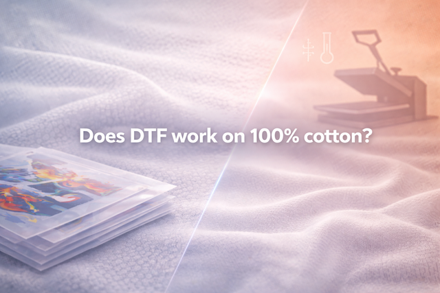 Does DTF work on 100% cotton
