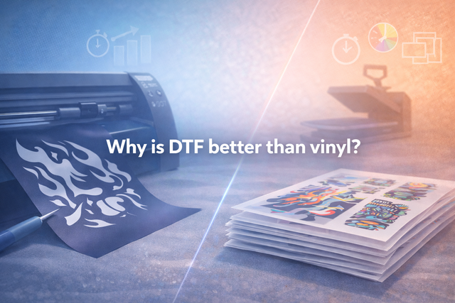 Why is DTF better than vinyl