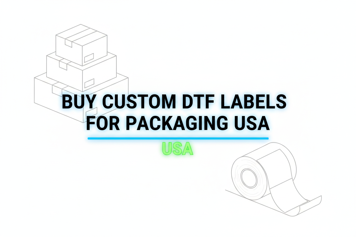 Buy Custom DTF Labels for Packaging USA