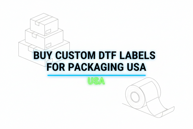 Buy Custom DTF Labels for Packaging USA