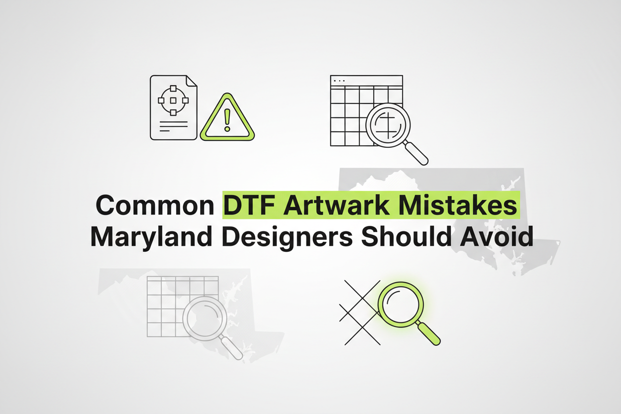 Common DTF Artwork Mistakes Maryland Designers Should Avoid