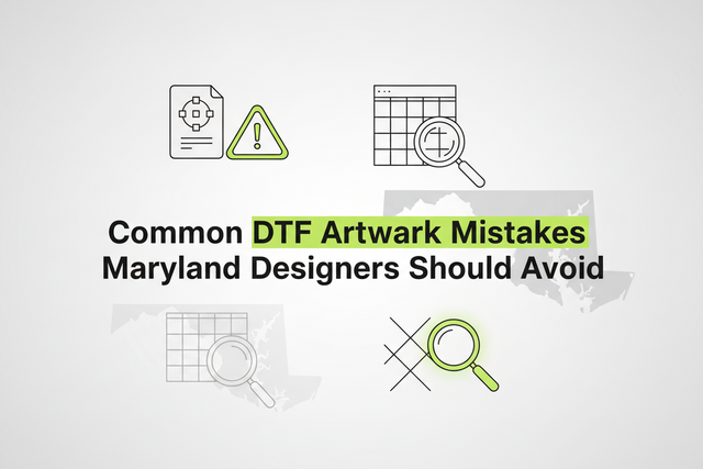 Common DTF Artwork Mistakes Maryland Designers Should Avoid