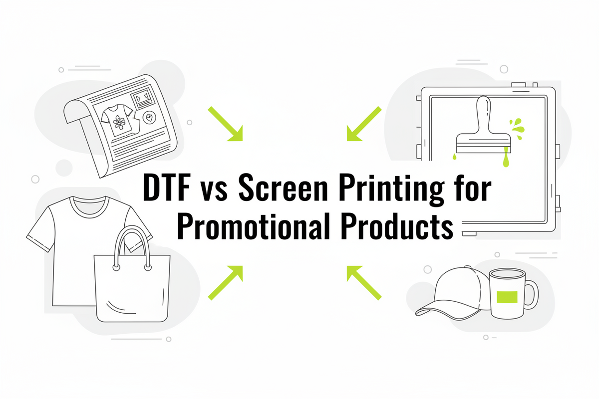 DTF vs. Screen Printing for Promotional Products