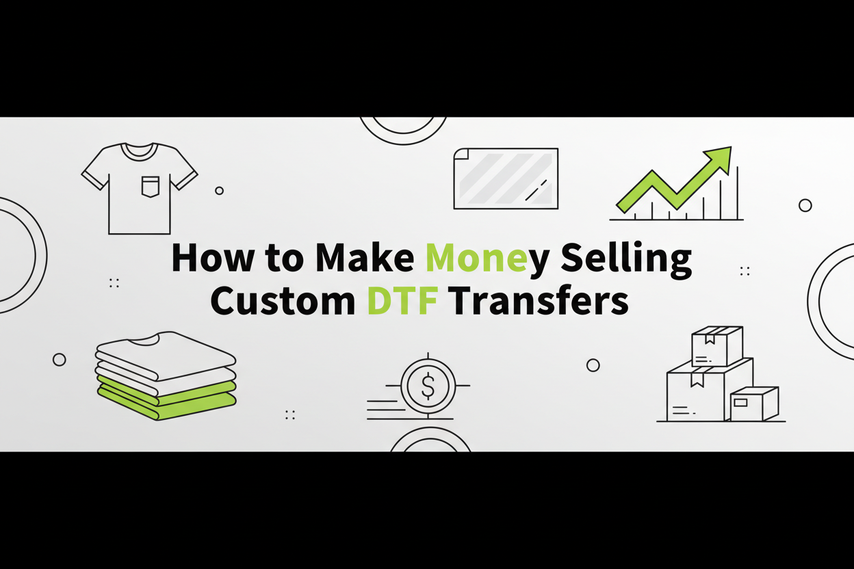 How to Make Money Selling Custom DTF Transfers