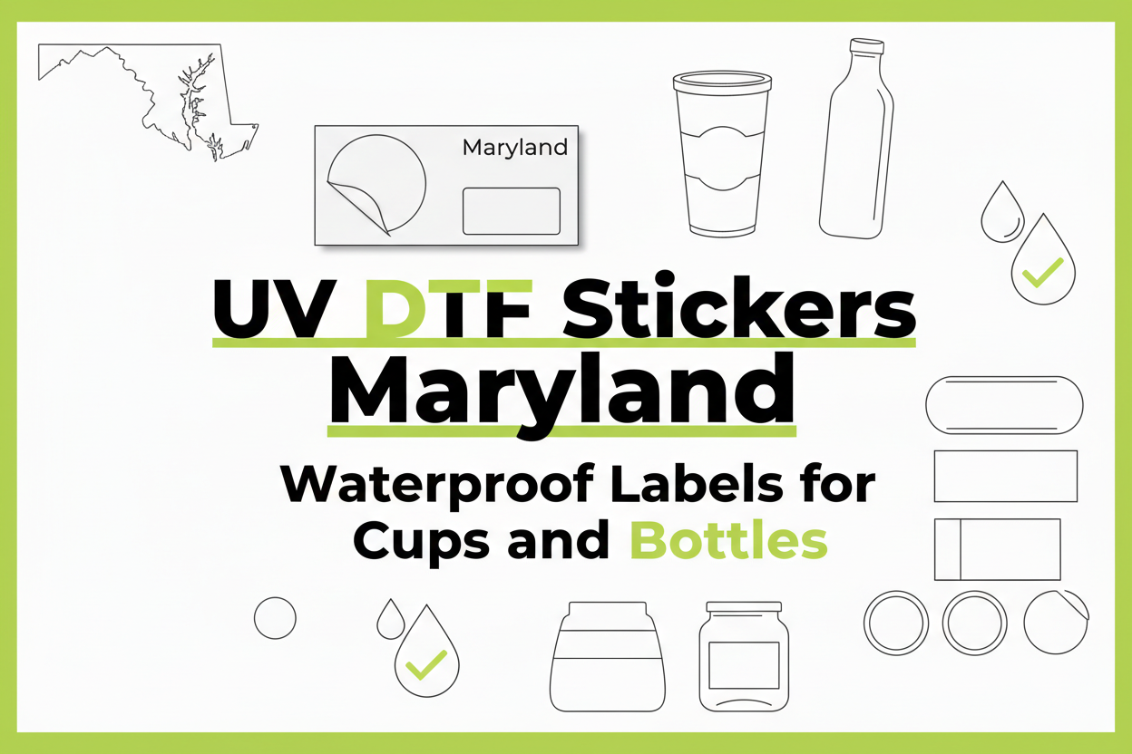 UV DTF Stickers Maryland 