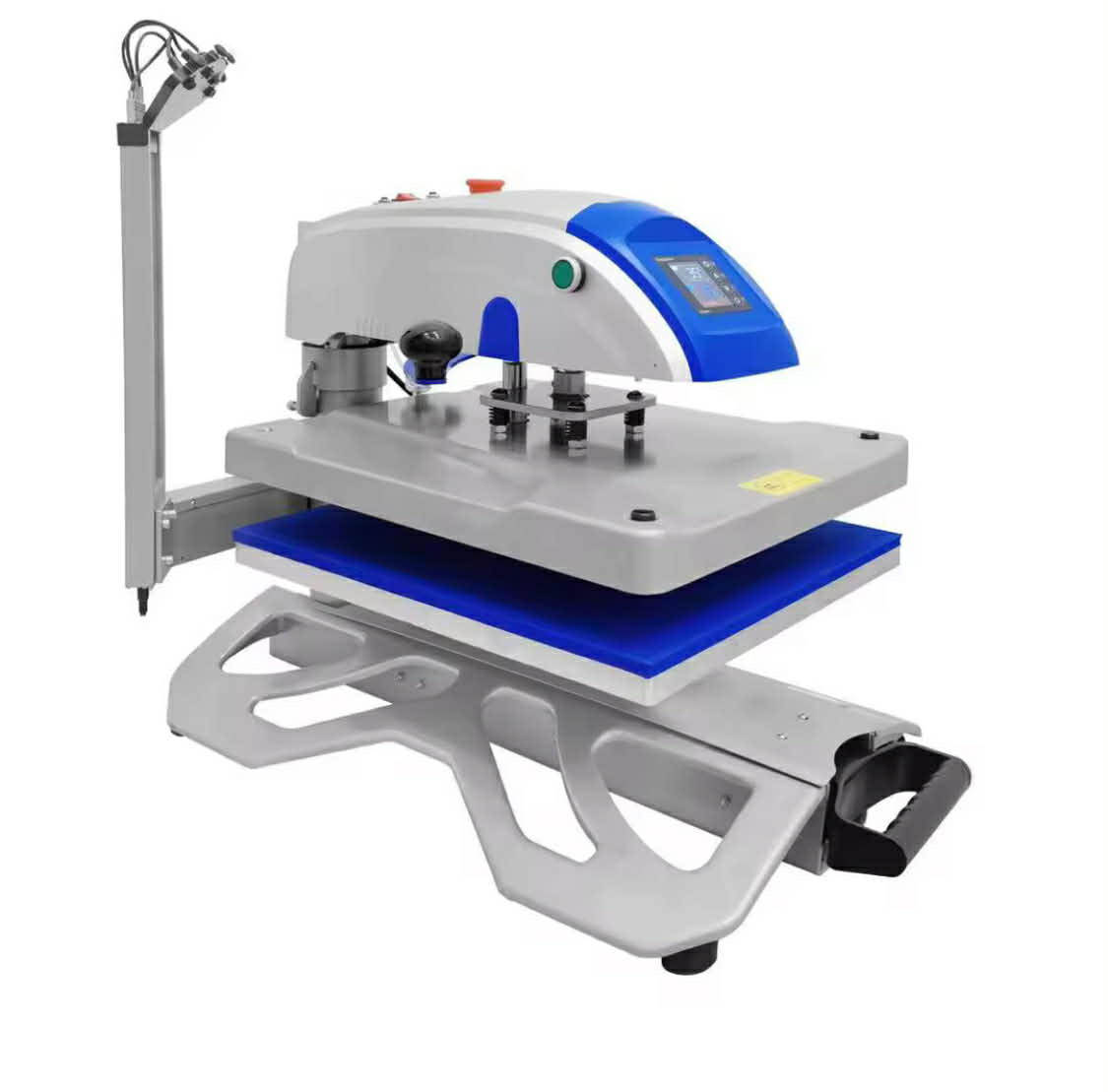 Hot Sale Swing Away Electric Auto Open Heat Press Machine with Slide Out Drawer for Tshirt Printing
