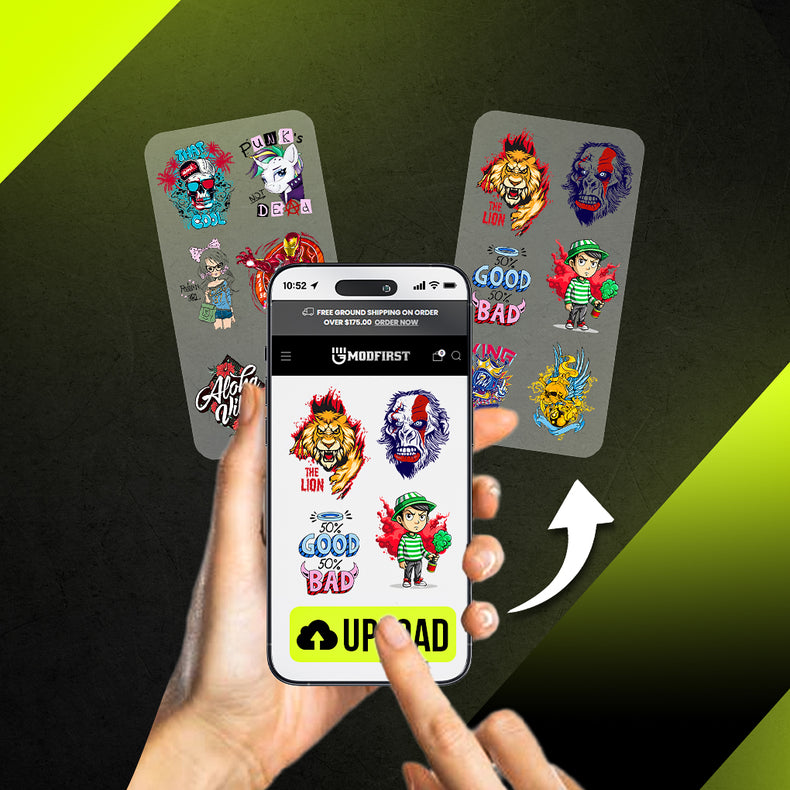 UPLOAD YOUR READY TO PRINT DTF TRANSFERS