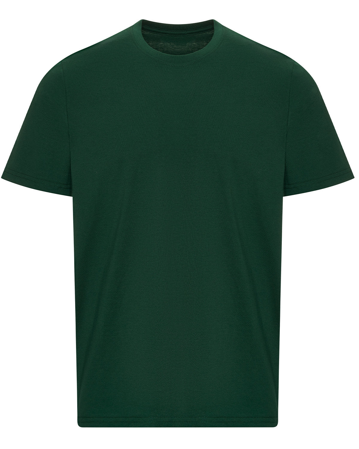 Bottle Green t-shirt on a white background
