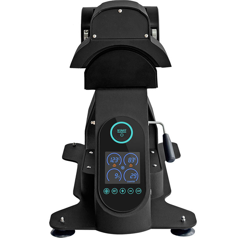 Fully Automatic Cap Press Machine with Dual Heating Laser Alignment Electric Hat Heat Press