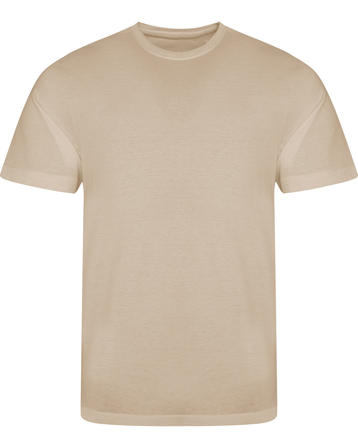 Nude t-shirt on a white background