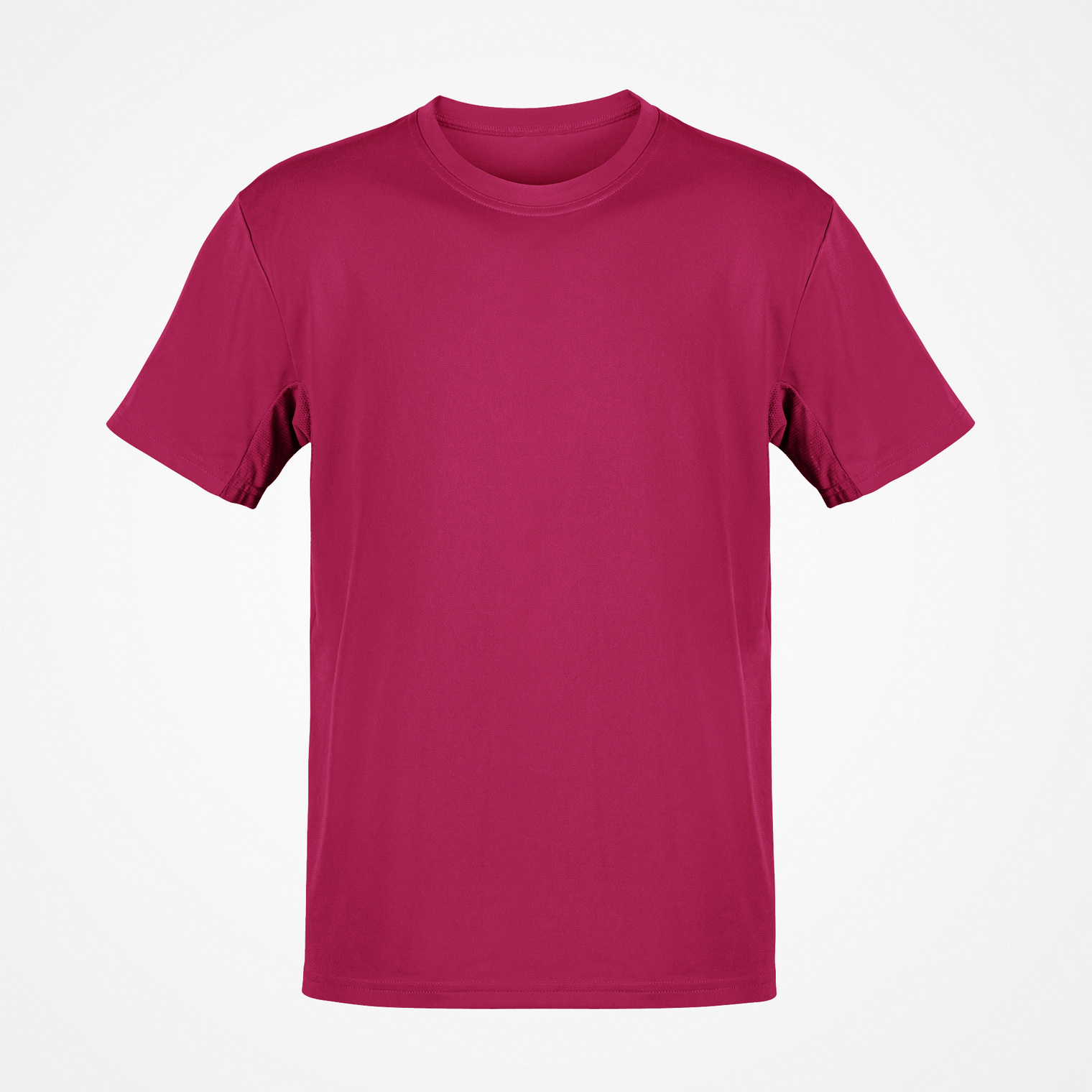 Red Hot Chili colored t-shirt on a light gray background