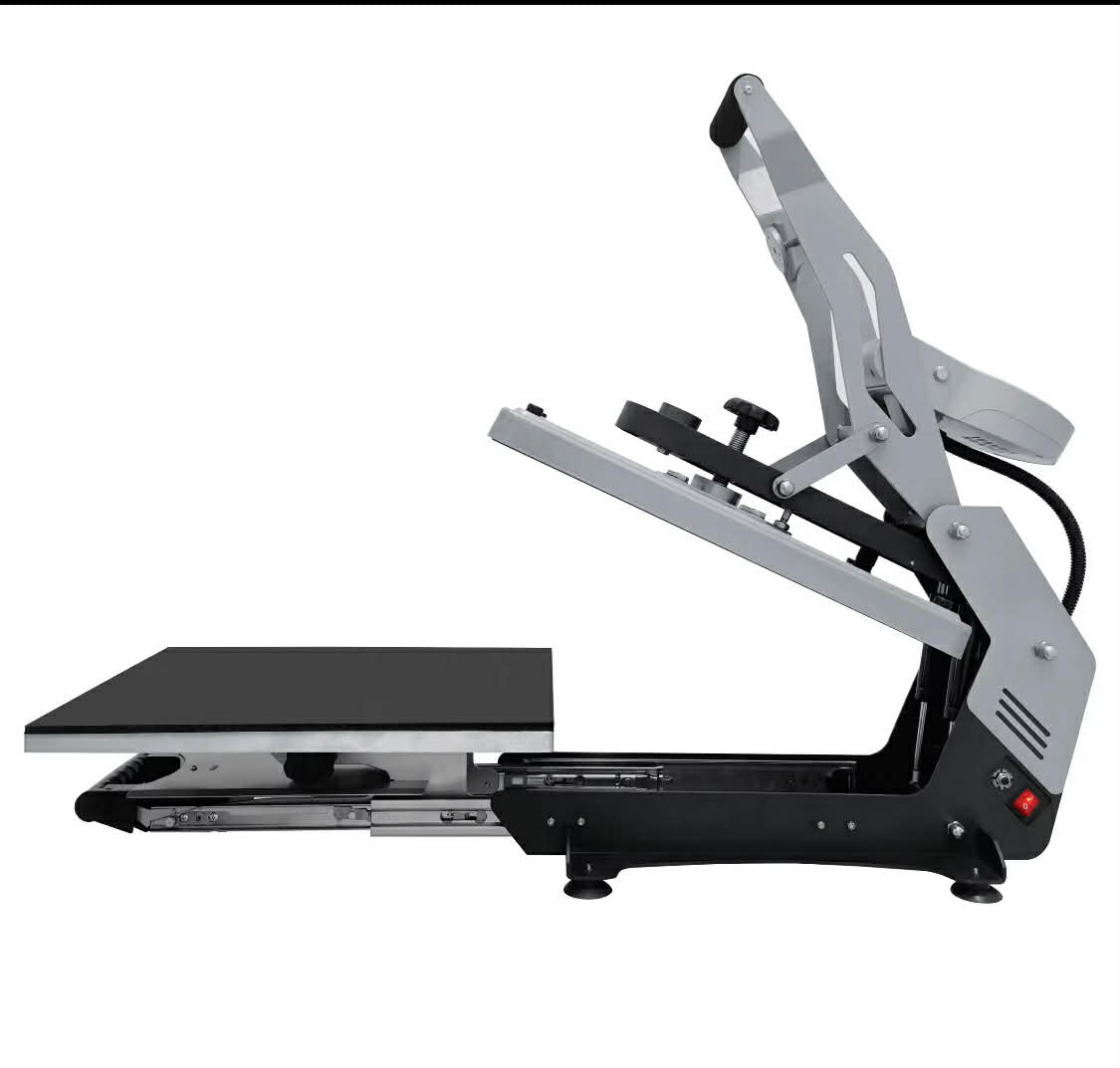 Newest Cast Aluminum Magnetic Slide Heat Press Machine for Sublimation T-shirt Printing Plate